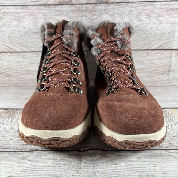 LL Bean Womens Day Venture Insulated Boots Size 9.5 Alpine Brown Winter Outdoor - Picture 2 of 11